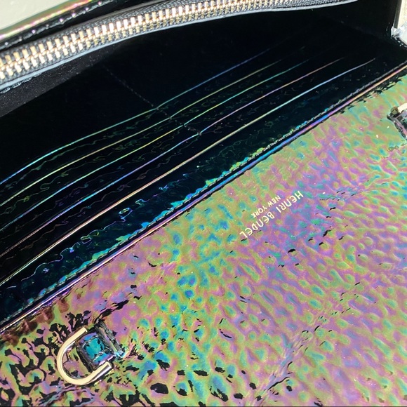 henri bendel iridescent leather chain strap bag - Picture 9 of 13